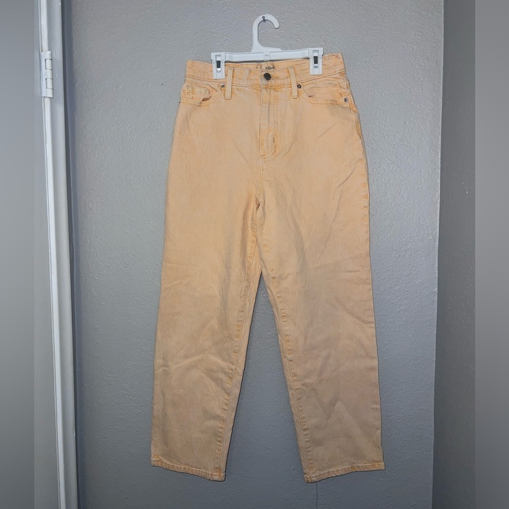 Universal Thread Women Vintage Straight Jeans Light Orange